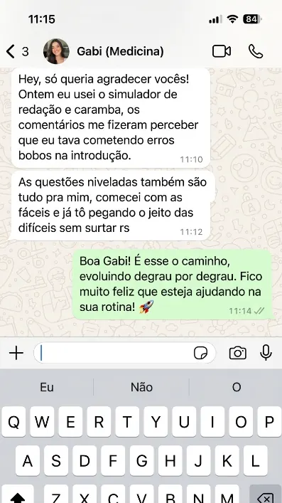 Depoimento de Gabi — Cursando Medicina